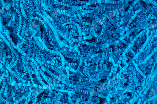 Preview: blue background. volumetric texture. Paper filler. Filler for gifts. for a paper party.