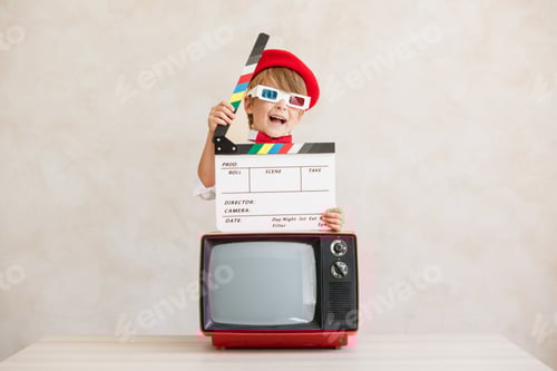 Preview: Child pretend to be a director