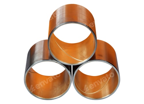 Preview: Steel pipe profile. Industrial background. Automotive part.
