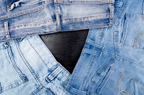 Preview: Jean background. Denim blue jean texture.