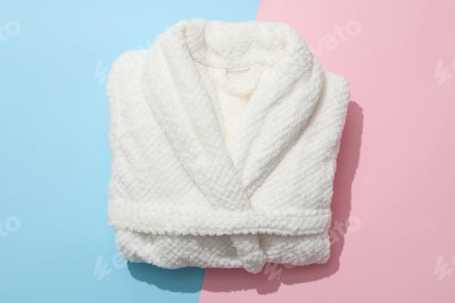 Preview: Bath accessories and supplies, composition with bathrobe