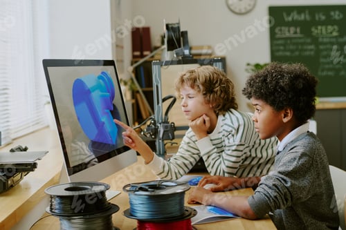 Preview: Children Engaging with 3D Modeling Technology in Classroom