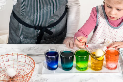 Preview: Easter egg coloring