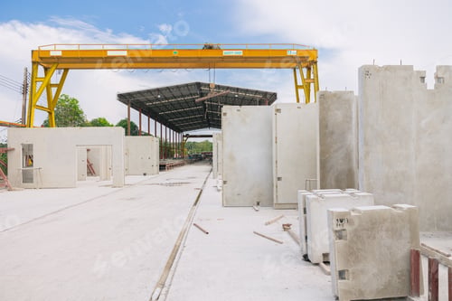Preview: Reinforced concrete precast structures Industry Manufacturing Factory plant.