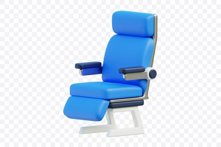 Visualização: Assento de cabine de avião