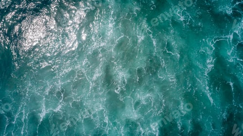 Preview: Aerial of sea wave water