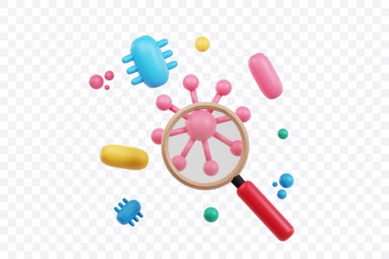 Visualização: Estudo de pesquisa de bactérias