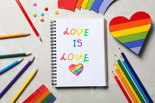 Preview: Composition for Pride and LGBTQ community concept