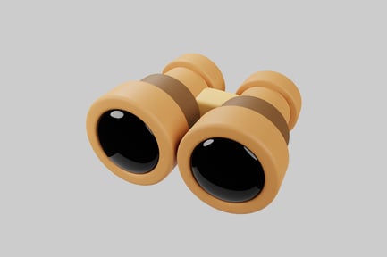 Preview: Cartoonish binoculars props