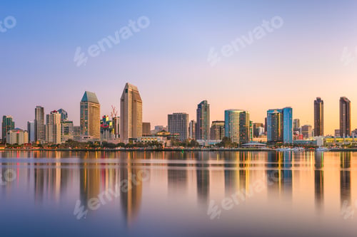 Preview: San Diego, California, USA Cityscape