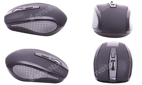 Preview: Computer mouse from different angles