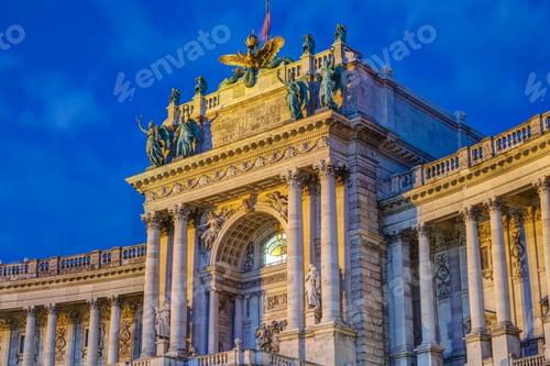 Preview: Detail of the Neue Burg at Hofburg