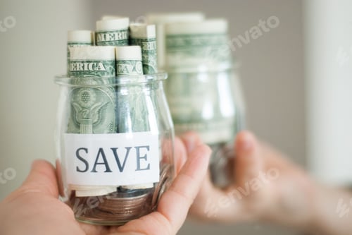 Preview: Money Jar Savings Concept for Financial Growth