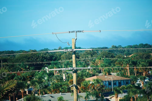 Preview: Electric pole in beach city