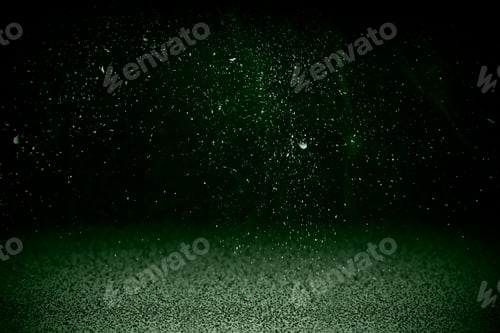 Preview: Neon green dusty on a black background
