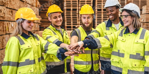 Preview: professional creatively carpenters woodworking teamwork together, Craftsman having creative workshop