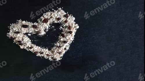 Preview: Valentine's Day heart made of muesli day of love
