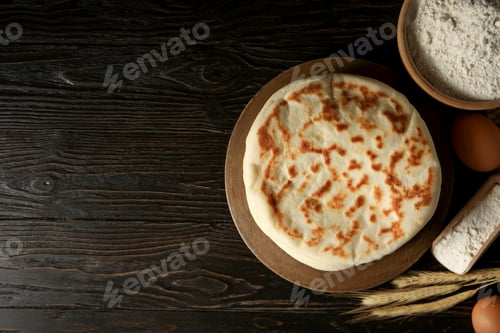 Preview: Concept of tasty food, Tasty Pita, cooking homemade food