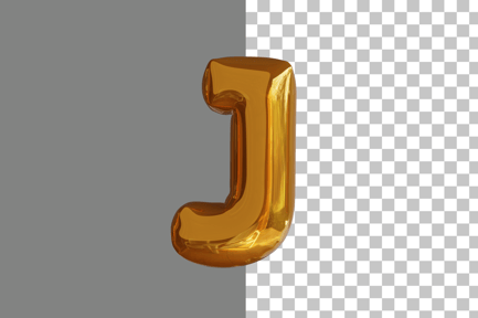 Preview: Alphabet Letter J 3D Icon