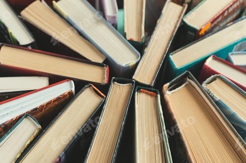 Preview: Composition with books on the table