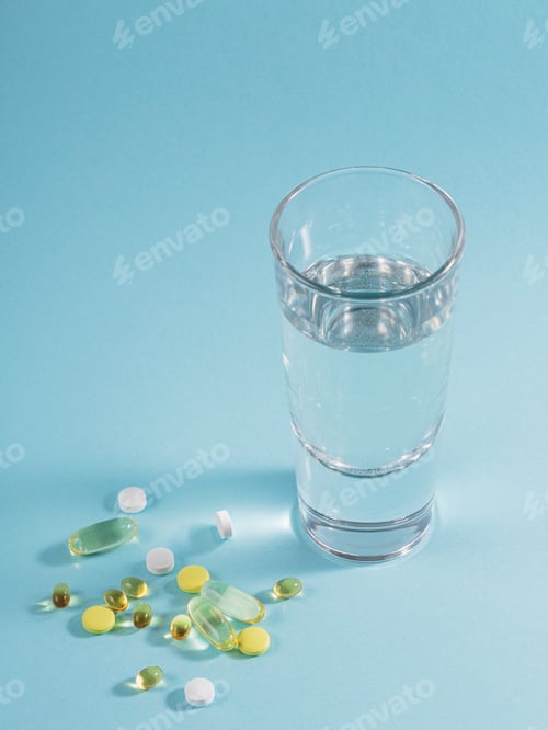 Preview: Assorted pharmaceutical medicine pills, tablets and capsules