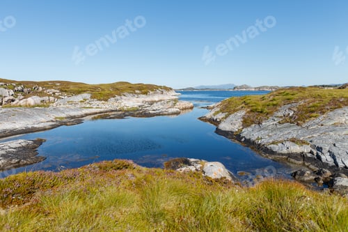 Preview: Beautiful view on norwegian fjords