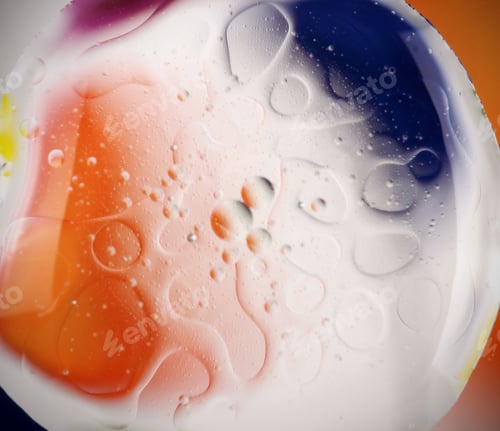 Preview: Background Of Bright Water On The Glass Abstraction