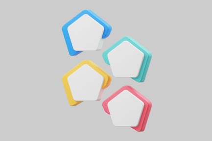 Preview: Colorful business infographic elements