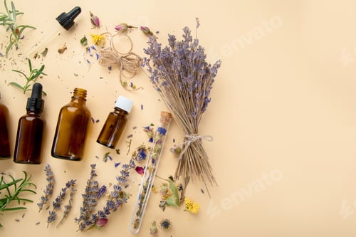 Preview: Alternative Herb Medicine. Bottles And Capsules. Organic Natural . Food Nutrition Healthy And
