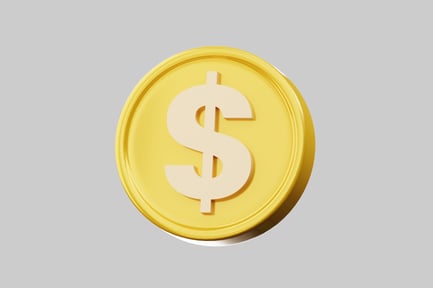Preview: Gold coin with dollar sign