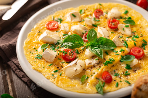 Preview: Eggs omelette with vegetables