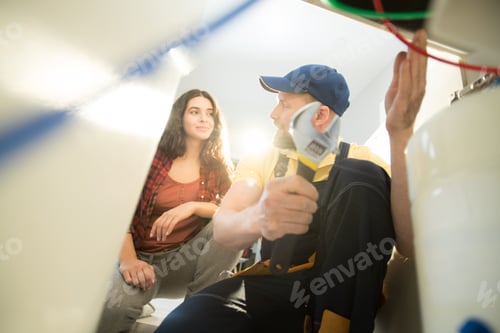 Preview: Plumber explaining reason of clogged drains