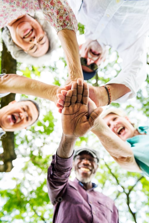 Preview: Group Of Senior Retirement Exercising Togetherness Concept
