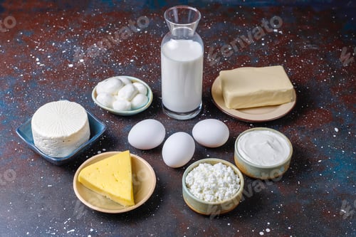 Preview: Fresh dairy products.