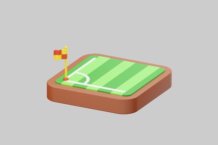 Preview: Corner field with flag