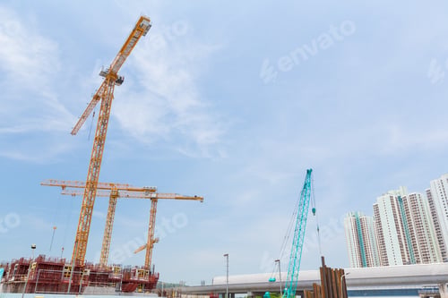 Preview: Construction site and sky