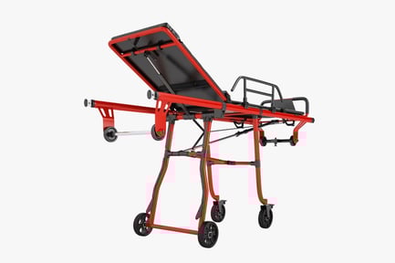 Preview: Adjustable Height Ambulance Stretcher Trolley
