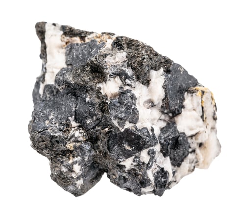 Preview: raw Knopite (Perovskite variety) rock isolated