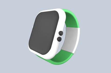 Preview: Smartwatch Tech 3D Illustration