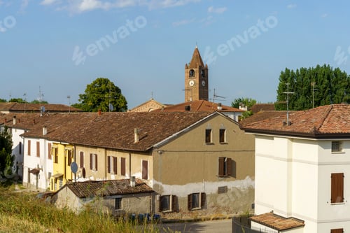 Preview: Rural landscape near Suzzara, Mantova province, Italy