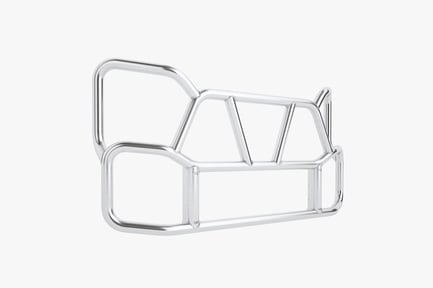 Preview: Polished Metal Truck Guard Bumper