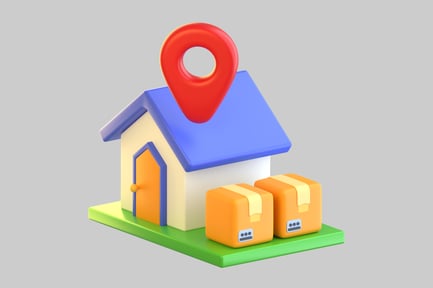 Preview: Delivery location with packages