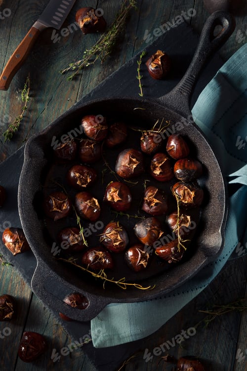 Preview: Organic Roasted Chestnuts with Herbs