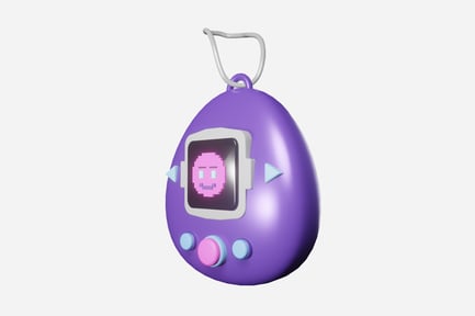 Preview: Tamagotchi 3D Illustration