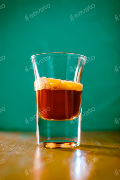 Preview: Photograph of coffee with a vintage style.