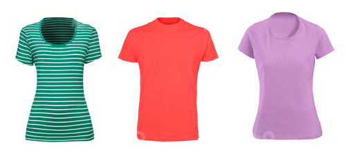 Preview: female t-shirt isolated