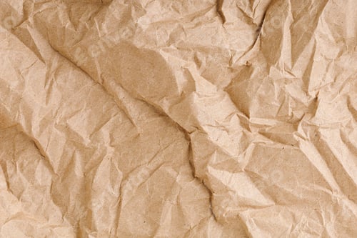 Preview: Brown texture kraft paper, recycled cardstock. Old crumpled recycled paper