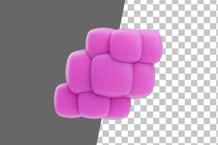 Preview: Clustered Block 3D Icon