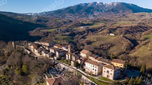 Preview: Medieval village of Frontino in the province of Pesaro and Urbino in the Marche region