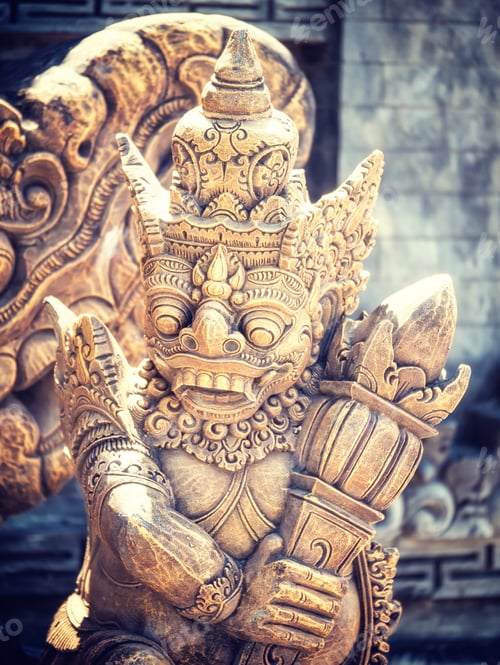 Preview: Stone sculpture on entrance door of a temple